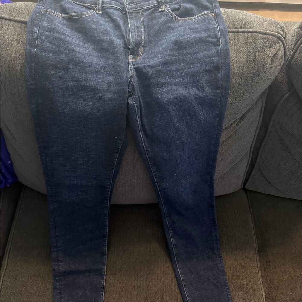 American Eagle Outfitters Dark Blue Skinny Jeans